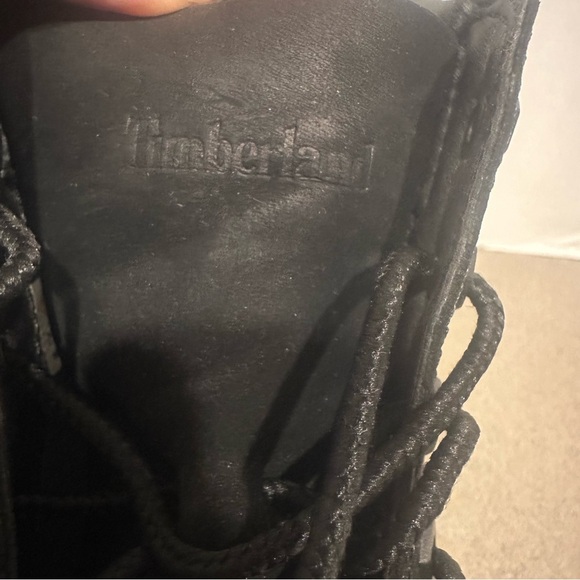 Timberland Dausette Women Black Hiking Boots 9.5 Nubuk Suede High Top Sneakers - Picture 4 of 11